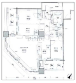ブリリア有明スカイタワー 20階 間取り図
