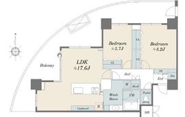 ゲートシティ大崎サウスパークタワー 11階 間取り図