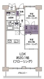 三田ナショナルコート 7階 間取り図