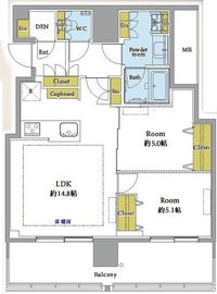ザ・タワーレジデンス大塚 9階 間取り図