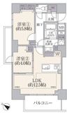 リビオレゾン駒込六義園プライムゲートレジデンスイースト 3階 間取り図