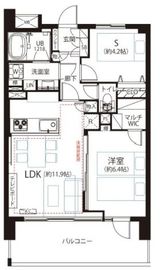 イニシア墨田押上 5階 間取り図