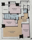 シティタワーズ豊洲ザ・シンボル 36階 間取り図