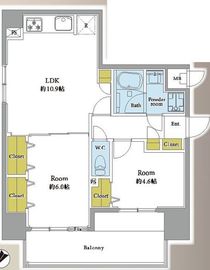 マイキャッスル大塚アーバンステージ 6階 間取り図