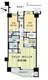 クレアホームズ小石川 3階 間取り図