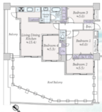 フォリアージュ 8階 間取り図