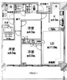 シティテラス目白 3階 間取り図