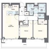 HARUMI FLAG PARK VILLAGE T棟 (晴海フラッグ パークヴィレッジ T棟) 50階 間取り図