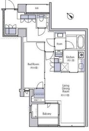 プレミスト赤坂檜町公園 5階 間取り図