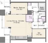 東京ツインパークス ライトウィング 27階 間取り図