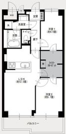 ソフトタウン晴海 8階 間取り図