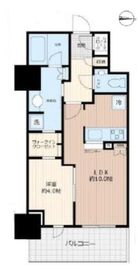 ルミナリータワー池袋 9階 間取り図