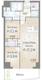 キャピタルマークタワー 11階 間取り図
