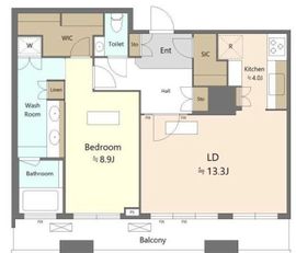 芝浦アイランド グローヴタワー 48階 間取り図
