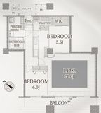 晴海ビュータワー（晴海アイランドトリトンスクエアビュータワー） 37階 間取り図