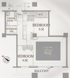 晴海ビュータワー（晴海アイランドトリトンスクエアビュータワー） 37階 間取り図