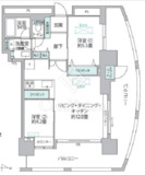 ザ・パークタワー東京サウス 7階 間取り図