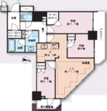 パークハウス清澄白河タワー 19階 間取り図
