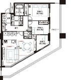 パークタワー東京フロント 5階 間取り図