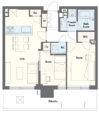 シティタワーズ東京ベイ 30階 間取り図