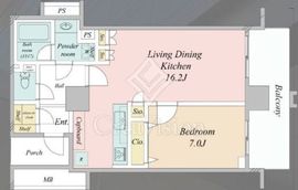 横濱ディアタワー 11階 間取り図