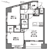 プレサンス本駒込アカデミア 4階 間取り図