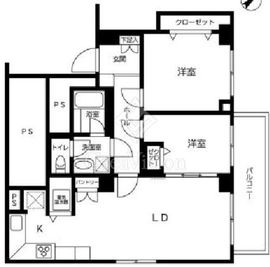 元代々木ペアシティ 5階 間取り図