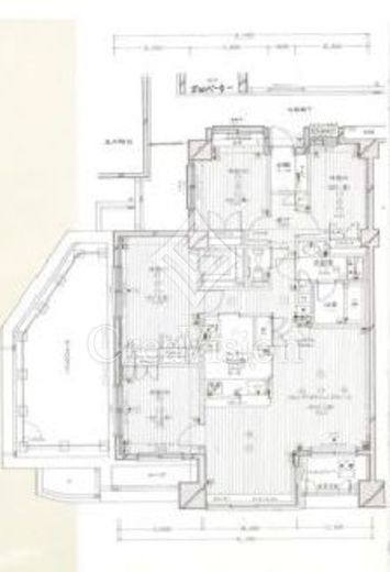 ディオレ西新宿 15階 間取り図
