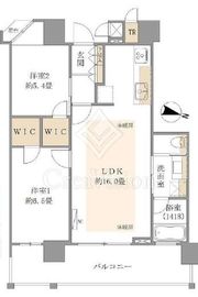 パークタワー横濱ポートサイド 27階 間取り図