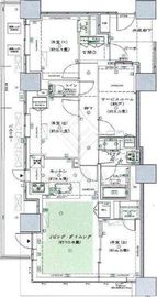 シティタワー金町タワー棟 22階 間取り図
