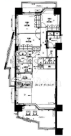 アクアテラ 9階 間取り図