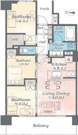 シティタワー金町タワー棟 29階 間取り図
