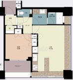 ザ・ヒルトップタワー高輪台 10階 間取り図