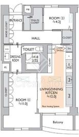 ザ・アッパーレジデンス南青山 3階 間取り図