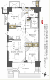 ヴィオスガーデン城山 9階 間取り図