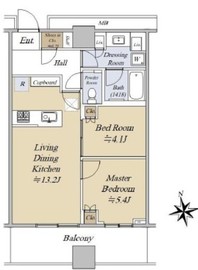 WORLD TOWER RESIDENCE 16階 間取り図