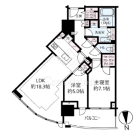 THE TOYOMI TOWER MARINE&SKY EAST 29階 間取り図