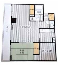 モダ・ビエント中板橋プラシア 4階 間取り図