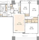 アトラスタワー北千住 13階 間取り図