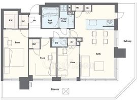 シティタワーズ東京ベイ 30階 間取り図