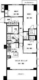ドレッセ碑文谷 2階 間取り図