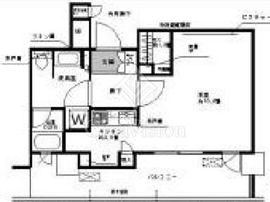 ザ・パークハウス戸越公園タワー 22階 間取り図