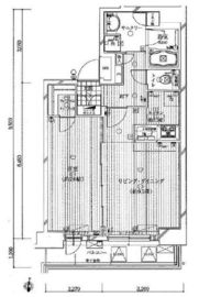 ガリシア錦糸町ステーションフロント 15階 間取り図