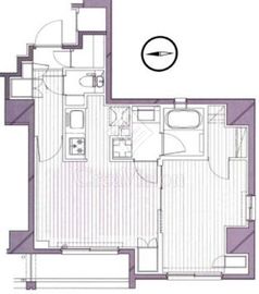 シティインデックス千代田秋葉原 6階 間取り図