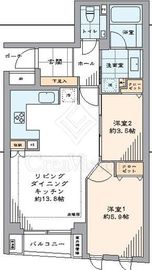 オーベル目白アヴァンタージュ 2階 間取り図