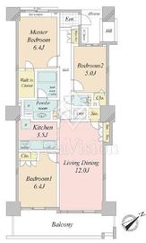 エルザ世田谷 10階 間取り図