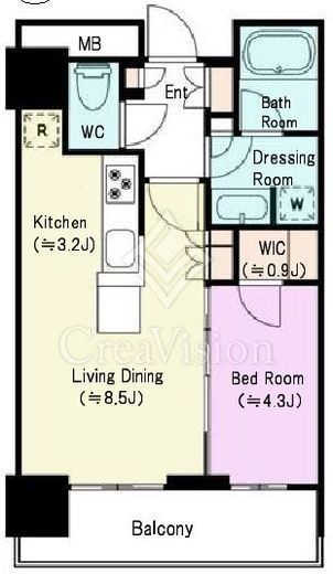 THE YOKOHAMA FRONT TOWER (ザ・ヨコハマフロントタワー) 18階 間取り図