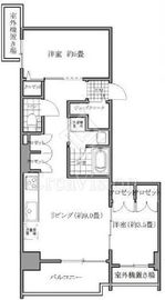 エクセレントシティ横濱大通り公園 11階 間取り図