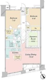 リシェ横浜山下公園 3階 間取り図