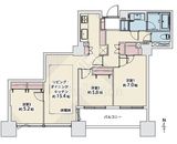 センチュリーパークタワー 6階 間取り図